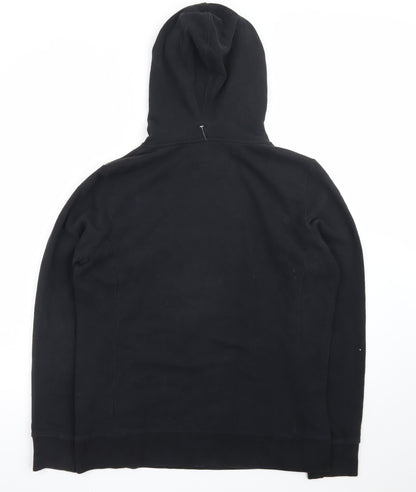 The North Face Womens Black Pullover Hoodie L Logo Hooded Sweatshirt