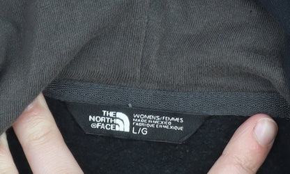 The North Face Womens Black Pullover Hoodie L Logo Hooded Sweatshirt