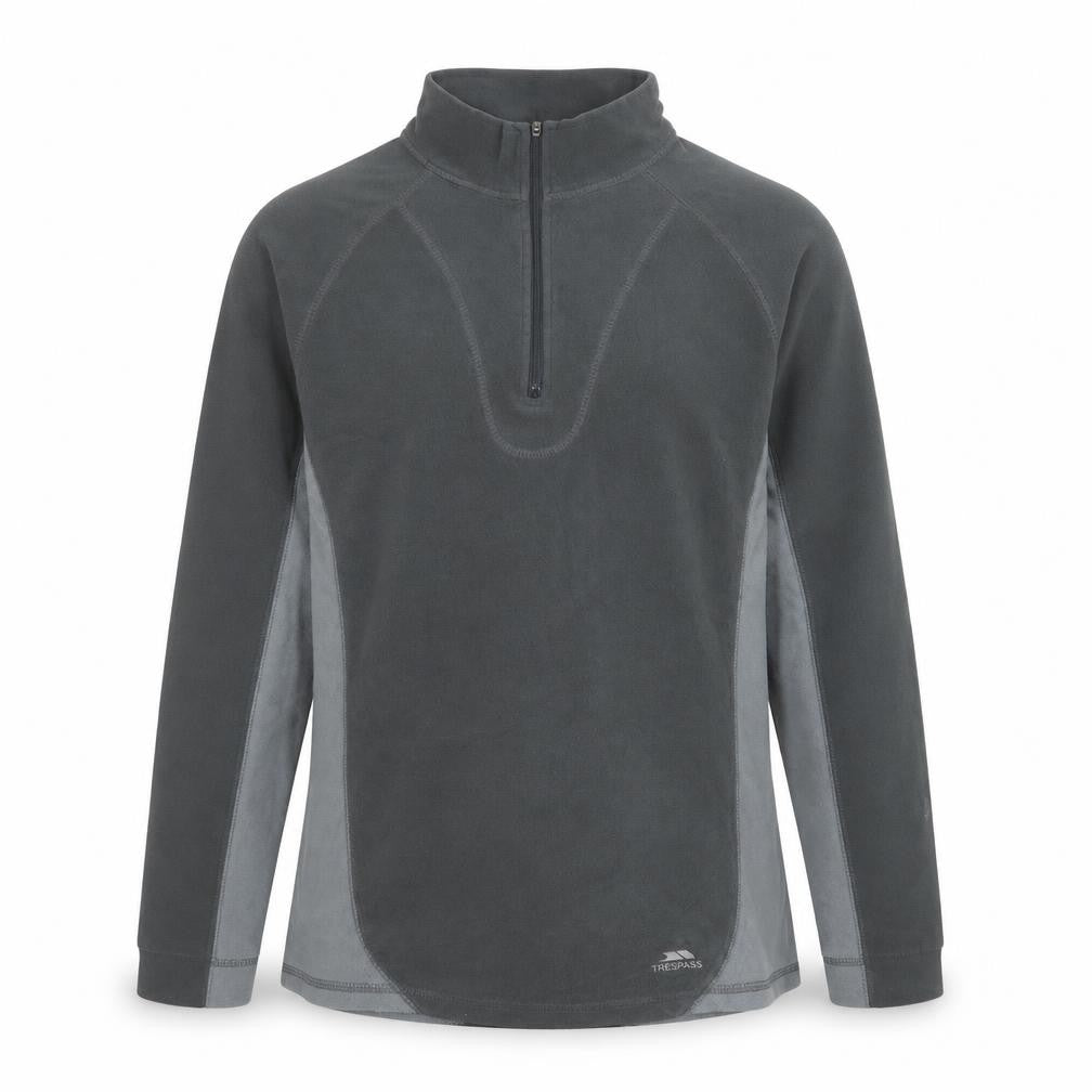 Trespass Men’s Grey XL 1/2 Zip Fleece Pullover Sweatshirt