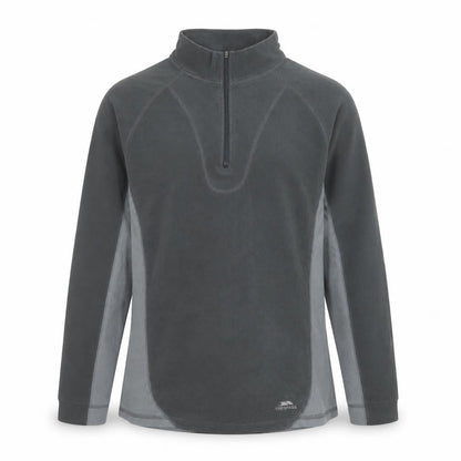Trespass Men’s Grey XL 1/2 Zip Fleece Pullover Sweatshirt