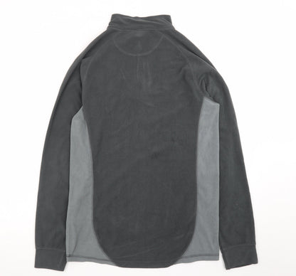 Trespass Men’s Grey XL 1/2 Zip Fleece Pullover Sweatshirt