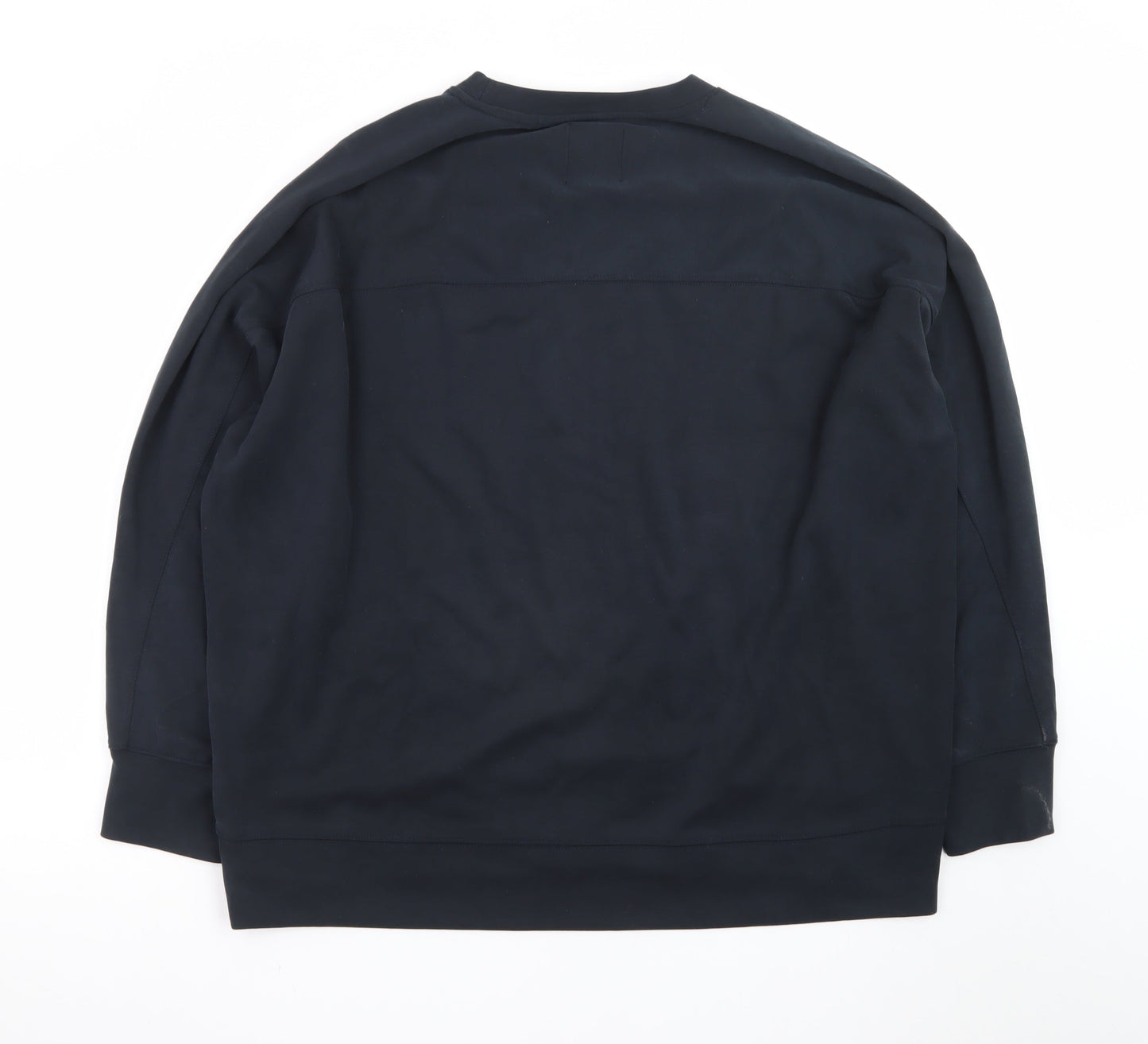 Superdry Men's Black Cotton Blend Pullover Sweatshirt Size L