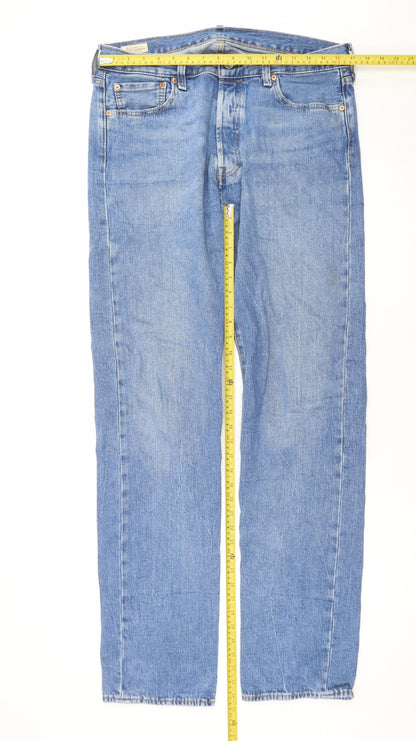 Levi's 501 Men's Blue Denim Straight Jeans W34 L36