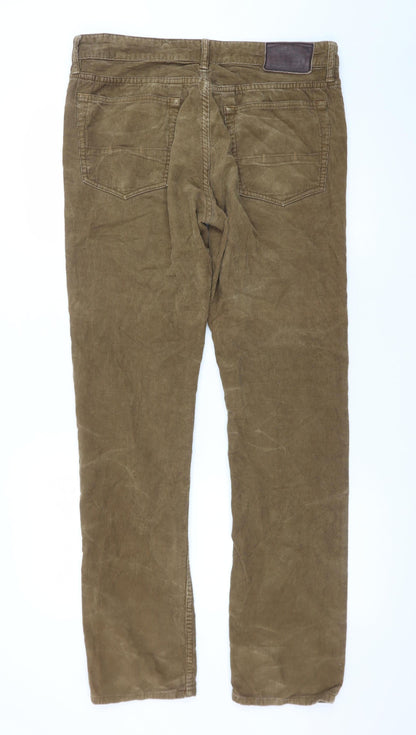 Ralph Lauren Men's Brown Corduroy Trousers 32x32 Regular Fit