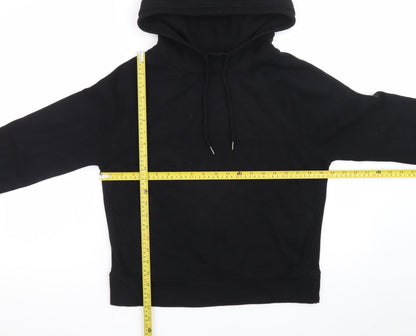 Next Men's Black Pullover Hoodie Size S Cotton Blend Fleece