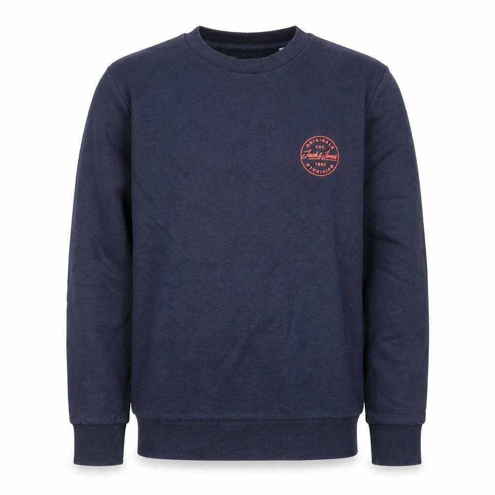 Jack & Jones Men's Blue Crew Neck Pullover Sweatshirt Size S