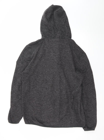 Regatta Men's Grey Full Zip Hooded Outdoor Fleece Jacket L