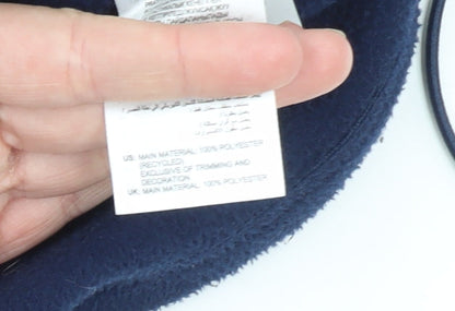 Adidas Men Blue Fleece Full Zip Basic Jacket M Sports Casual