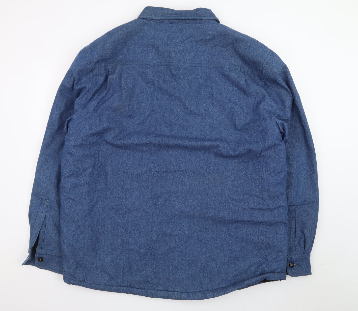 Rugged Earth Outfitters Men's Blue Cotton Flannel XL Jacket