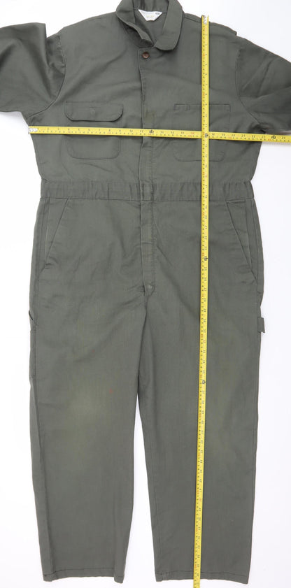 JCPenney Big Mac Men's Green 42R Workwear Cargo Coverall