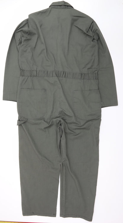 JCPenney Big Mac Men's Green 42R Workwear Cargo Coverall