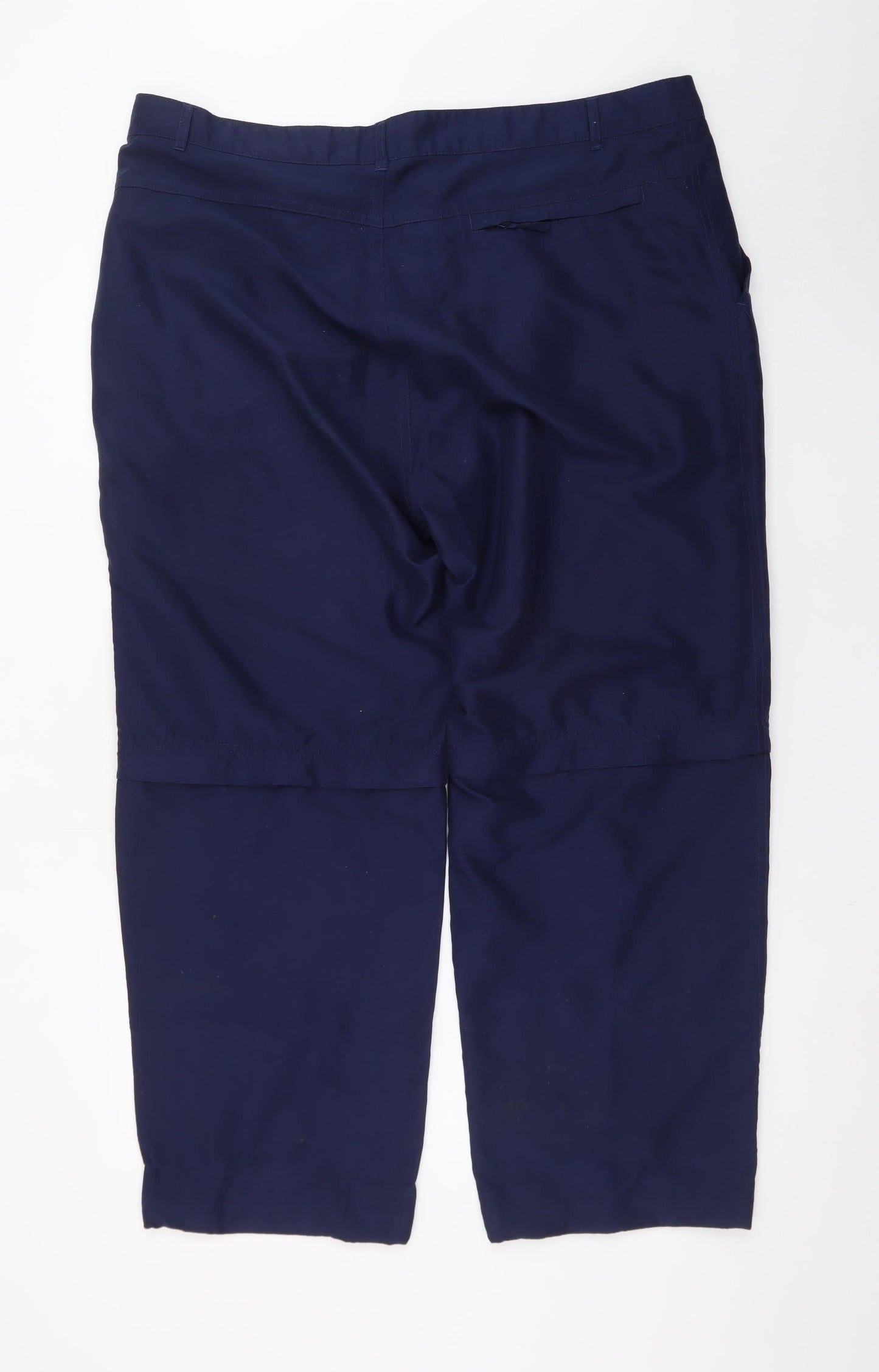 Crane Men’s Blue XL Convertible Cargo Trousers Outdoor Lightweight