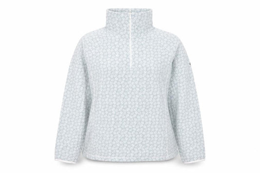 Columbia Women’s Grey 1/4 Zip Fleece Pullover Sweatshirt L