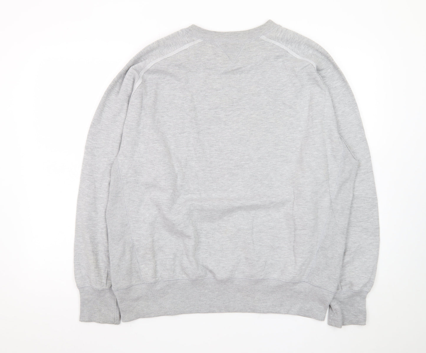 Reebok Men's Grey L Pullover Sweatshirt Crew Neck Sports Style