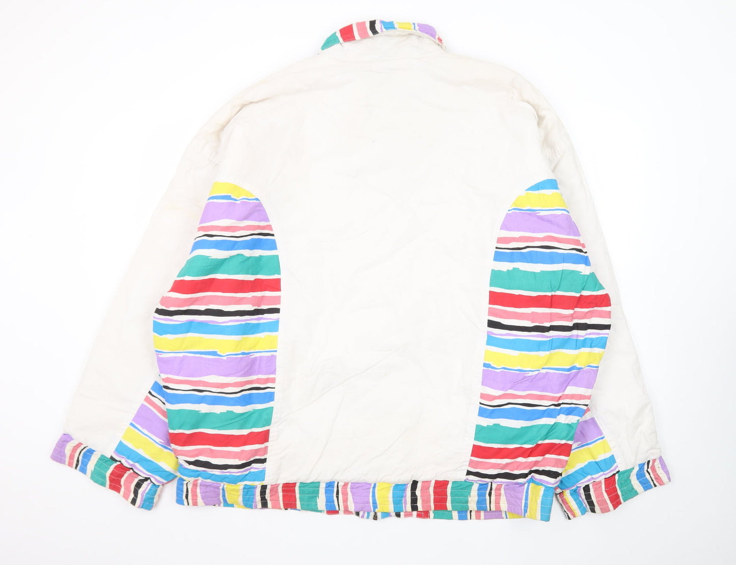 Mens UK Size XL Virgin Multicoloured Bomber Jacket