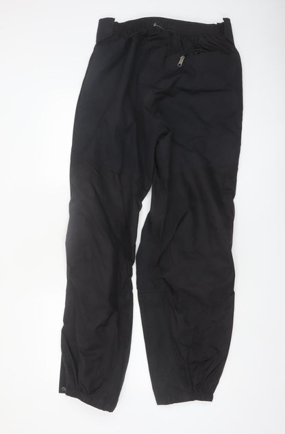 The North Face Mens Black Waterproof Gore-Tex Rain Trousers L