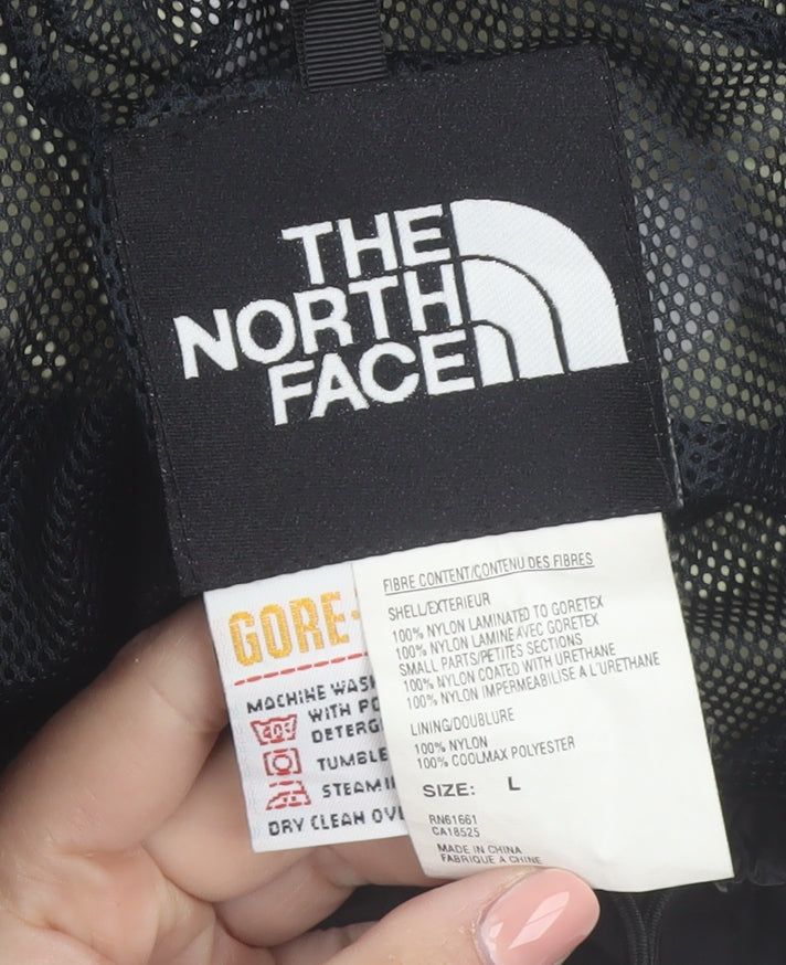 The North Face Mens Black Waterproof Gore-Tex Rain Trousers L