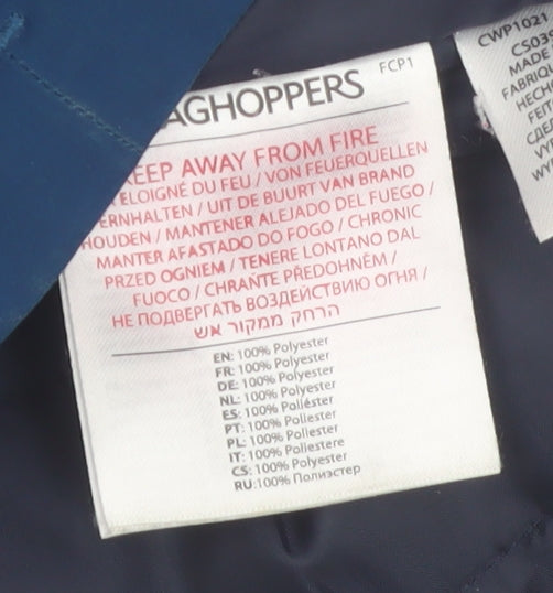 Craghoppers Women’s Blue Waterproof Parka Jacket UK 12