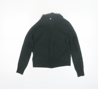 Mos Mosh Women's Green Collared Wool Blend Cardigan XS