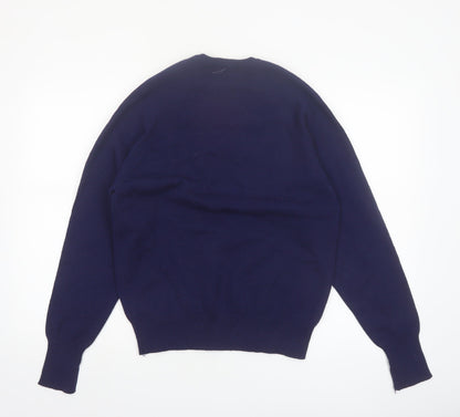 Peter Storm Men’s Blue Wool V-Neck Pullover Jumper M