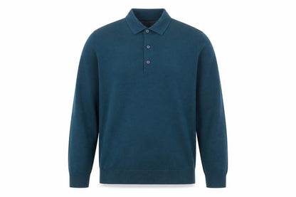 Marks & Spencer Men’s Green Merino Wool Collared Pullover Jumper S