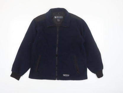 Wetskins Womens Blue Fleece Zip Jacket Size S Full Zip Outdoor