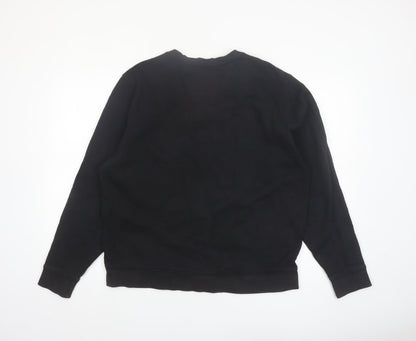 Lacoste Sport Men's Black XL Crew Neck Pullover Sweatshirt