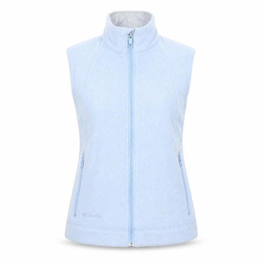 Columbia Women's Blue Fleece Waistcoat Bodywarmer Size S