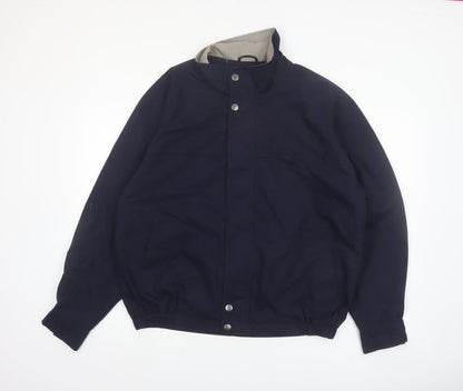 Roundtree & Yorke Men’s Blue L Basic Outdoor Cotton Jacket