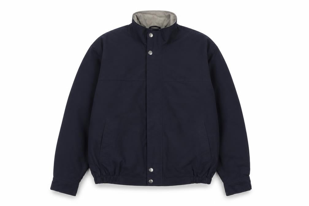 Roundtree & Yorke Men’s Blue L Basic Outdoor Cotton Jacket