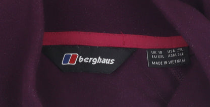 Berghaus Women's Purple Fleece Full Zip Jacket Size 18