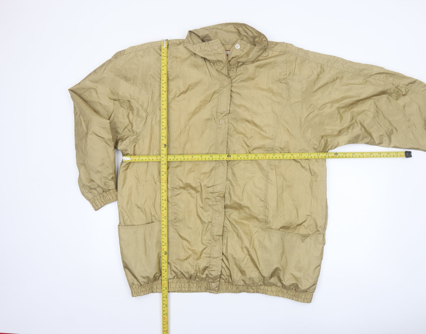 Tudor Court Women’s Beige L Windbreaker Nylon Jacket
