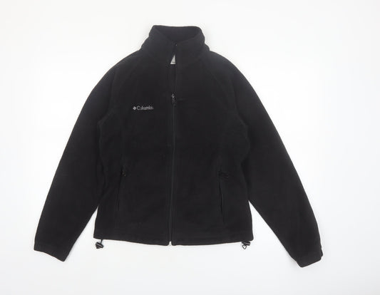 Columbia Women's Black Fleece Full Zip Jacket M Regular Outdoor