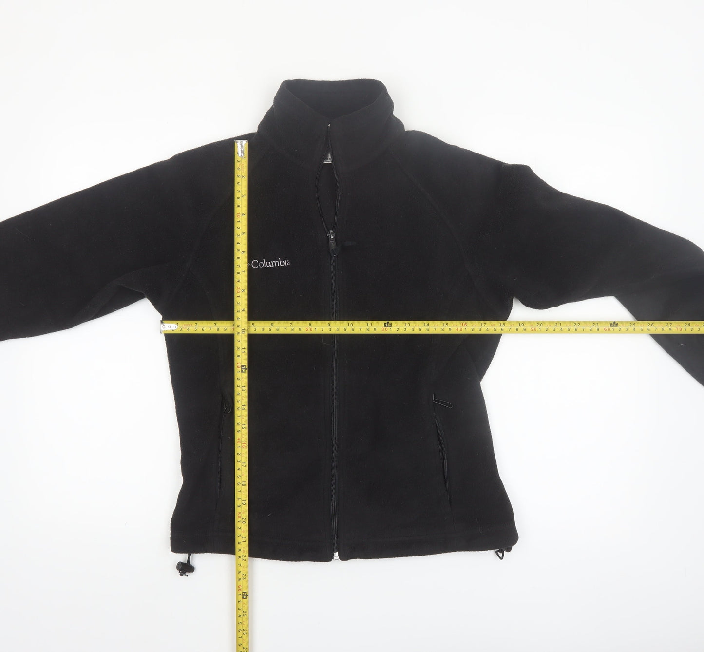 Columbia Women's Black Fleece Full Zip Jacket M Regular Outdoor