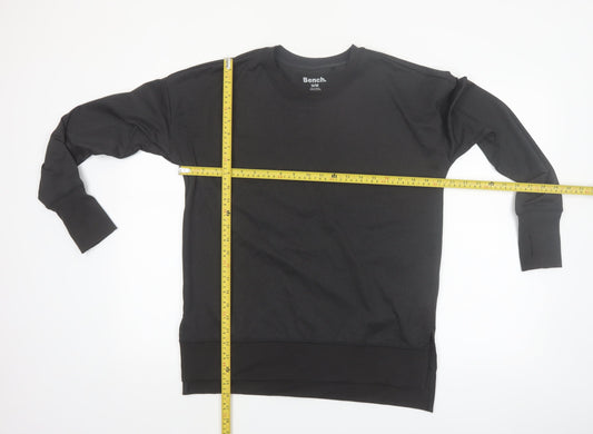 Bench Men's Black Crew Neck Long Sleeve Pullover Top M