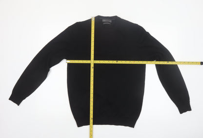 Marks and Spencer Men’s Black Extra Fine Merino Wool Jumper M