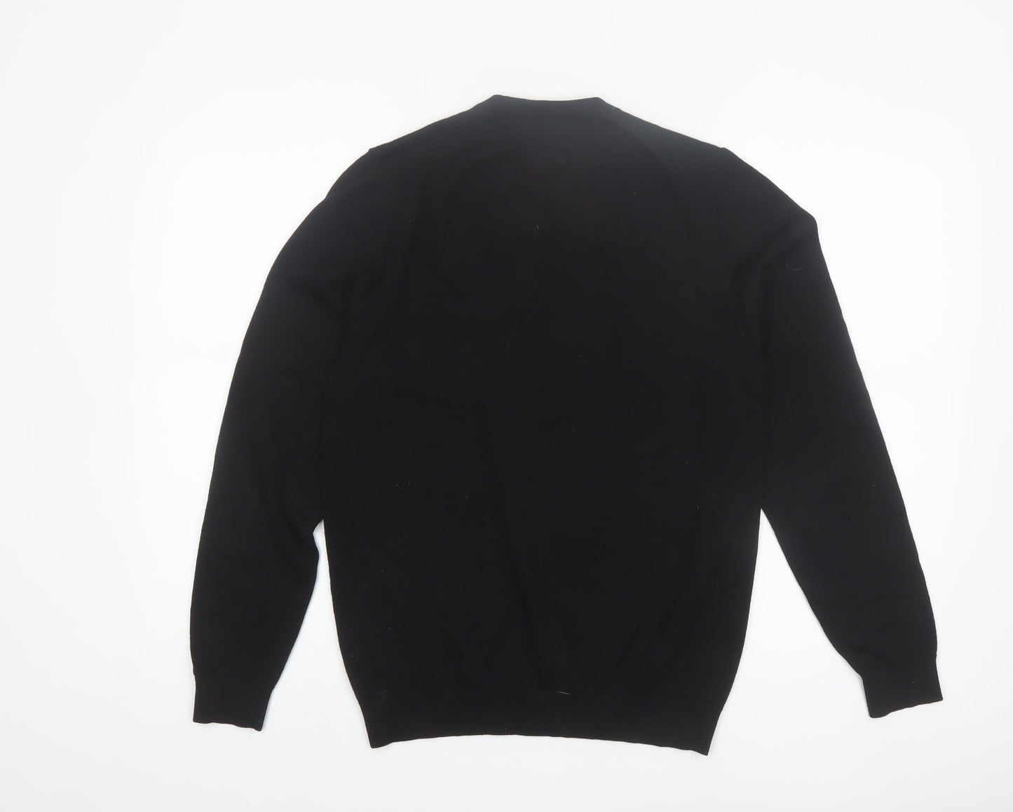 Marks and Spencer Men’s Black Extra Fine Merino Wool Jumper M