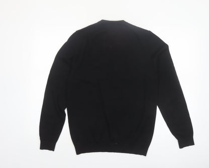 Marks and Spencer Men’s Black Extra Fine Merino Wool Jumper M