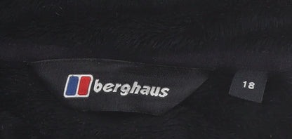Berghaus Women's Black Size 18 Fleece Full Zip Outdoor Jacket