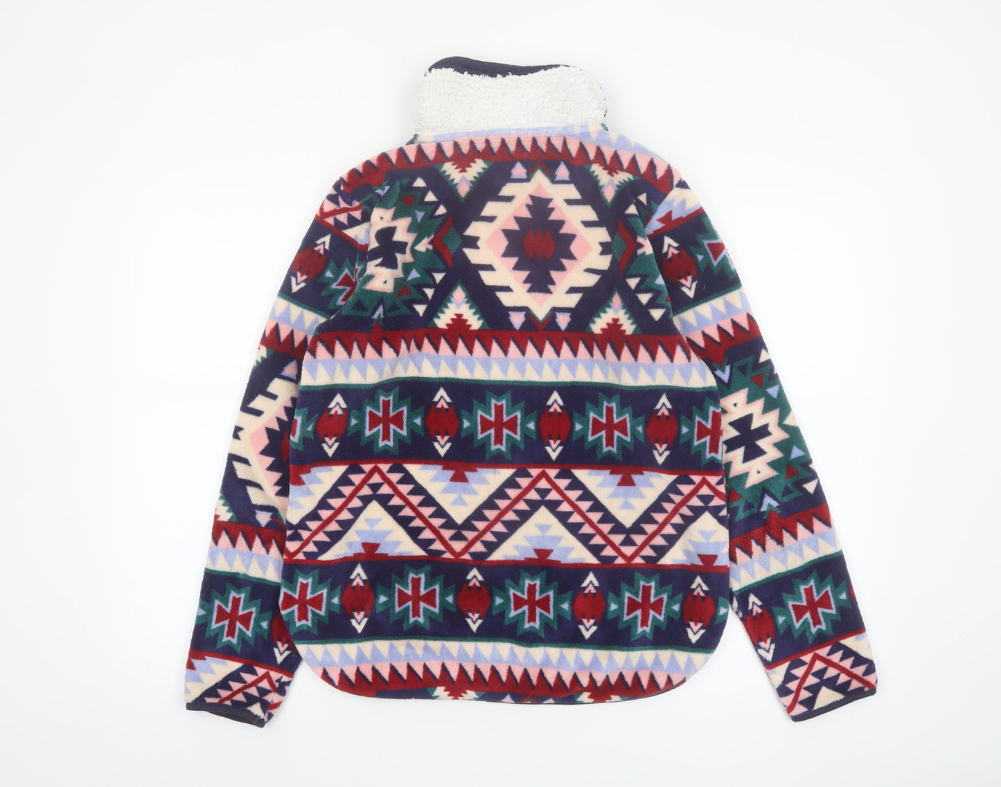 Chelsea Peers Women’s Multicoloured Fleece 1/4 Zip Pullover Sweatshirt Small
