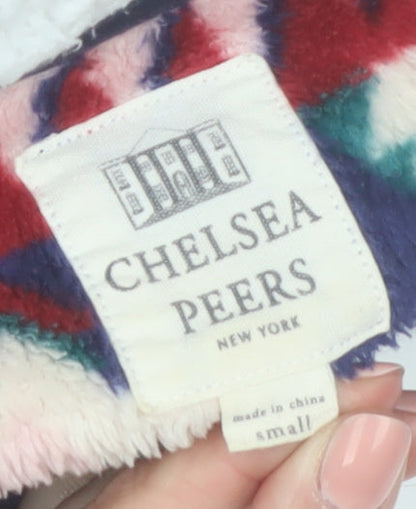 Chelsea Peers Women’s Multicoloured Fleece 1/4 Zip Pullover Sweatshirt Small