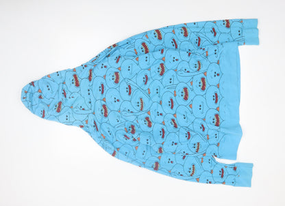 Lootwear Rick and Morty Blue Men's Pullover Hoodie Medium
