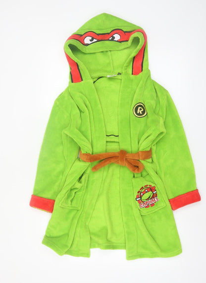 Nickelodeon Teenage Mutant Ninja Turtles Boys Green 9-10 Years Fleece Robe