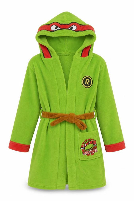 Nickelodeon Teenage Mutant Ninja Turtles Boys Green 9-10 Years Fleece Robe