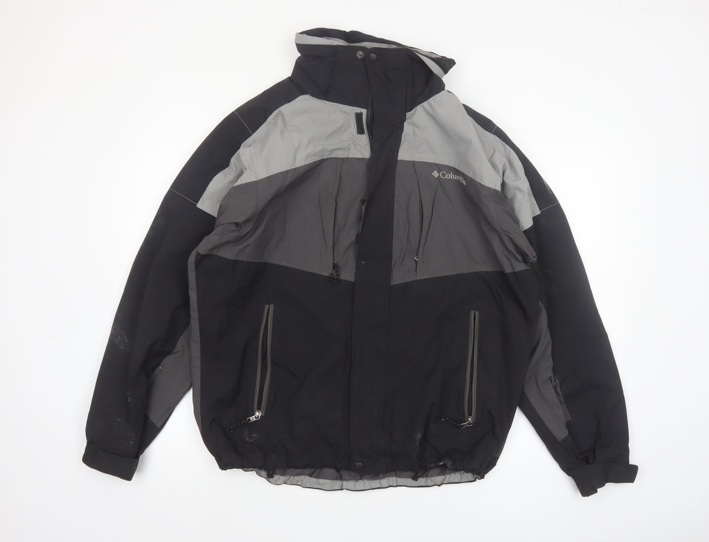 Columbia Men's Black M Interchange 3-in-1 Waterproof Jacket