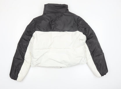 Calvin Klein Jeans Women’s Black White Puffer Jacket Size M