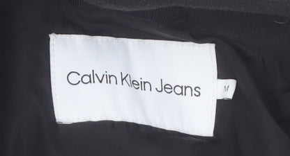 Calvin Klein Jeans Women’s Black White Puffer Jacket Size M