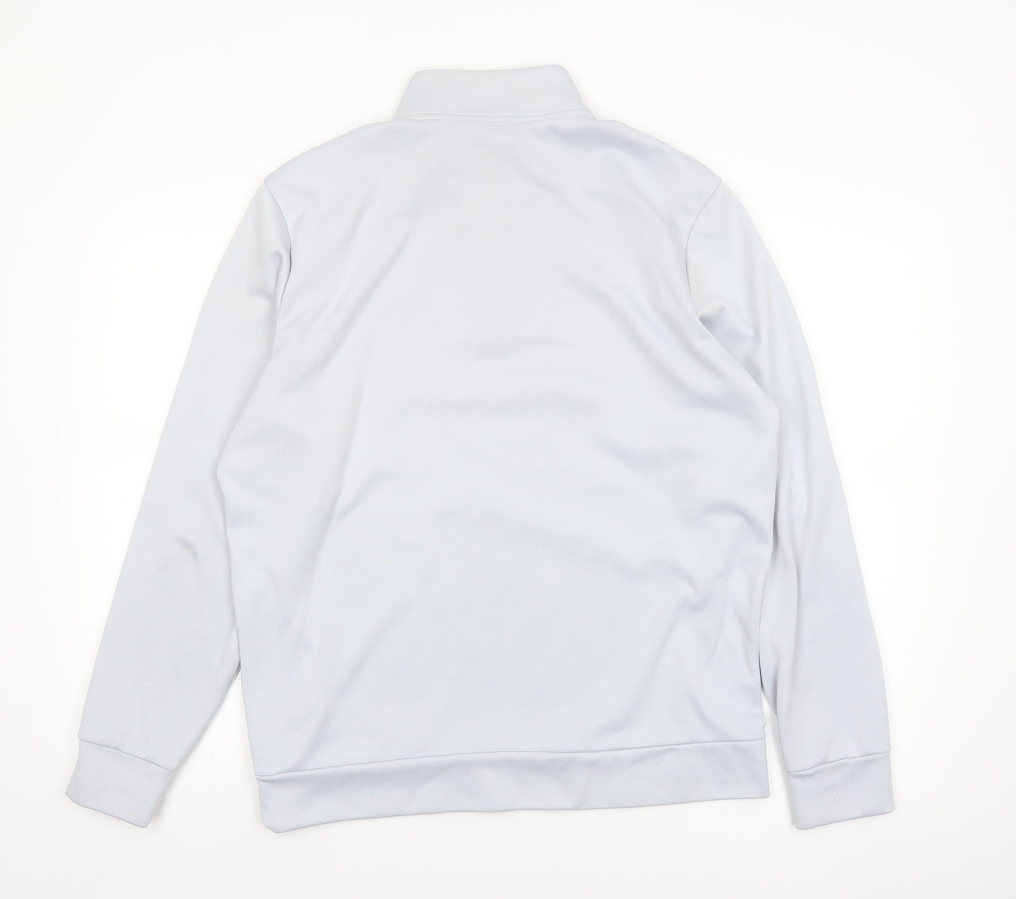 Under Armour Men's White M 1/4 Zip Mock Neck Fleece Sweatshirt
