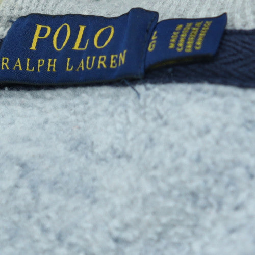 Ralph Lauren Men’s Blue Full Zip Hoodie L Regular Cotton Fleece