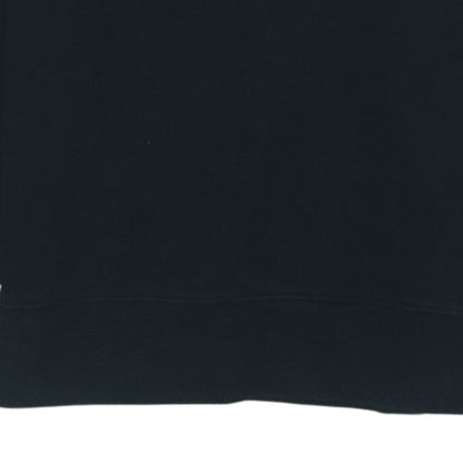 Levi's Men's Black Small Logo Crew Neck Fleece Sweatshirt